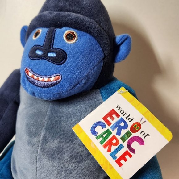 NEW Eric Carle Gorilla Stuffed Animal Plush From Head to Toe 11" Monkey NWT - Picture 3 of 8